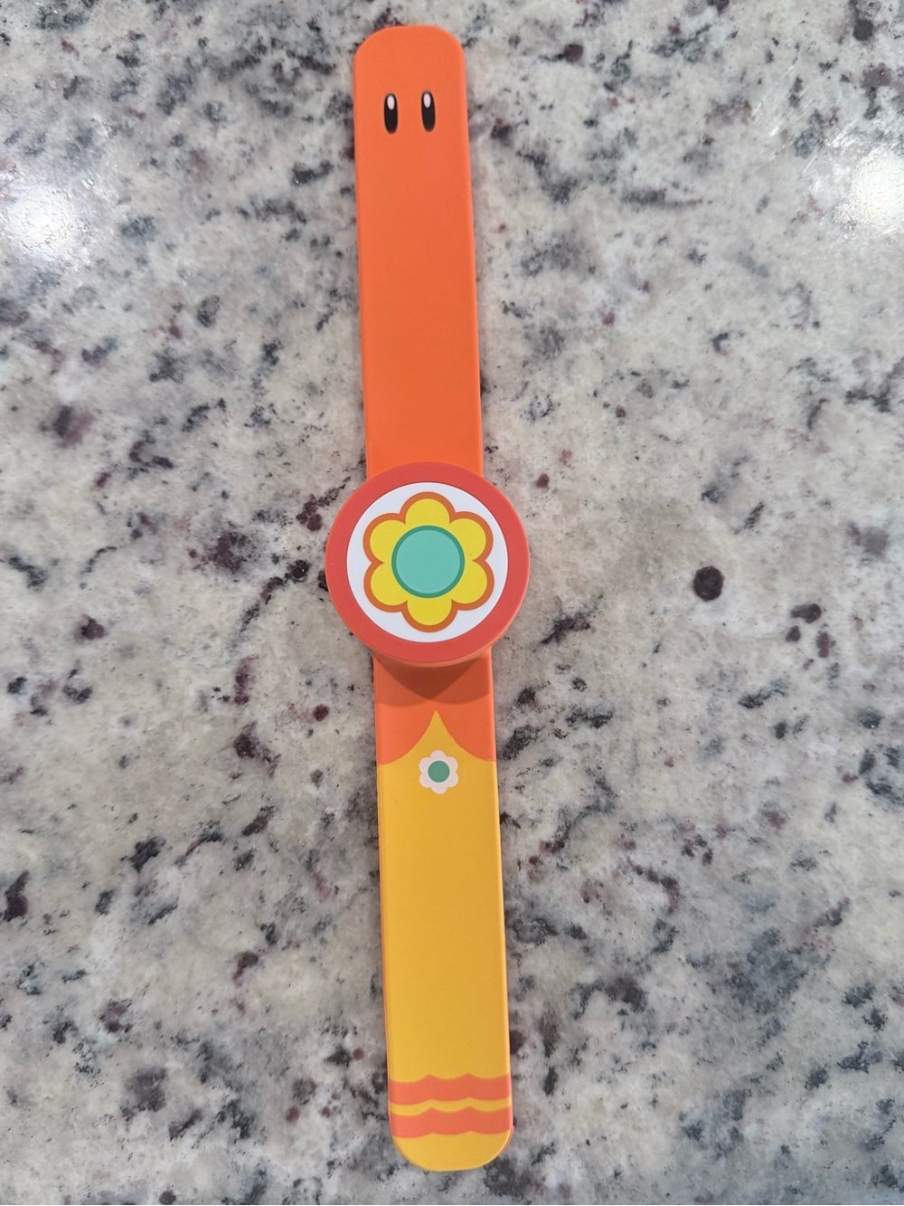 Nintendo Orange and Yellow Flower Clip-On Wristband